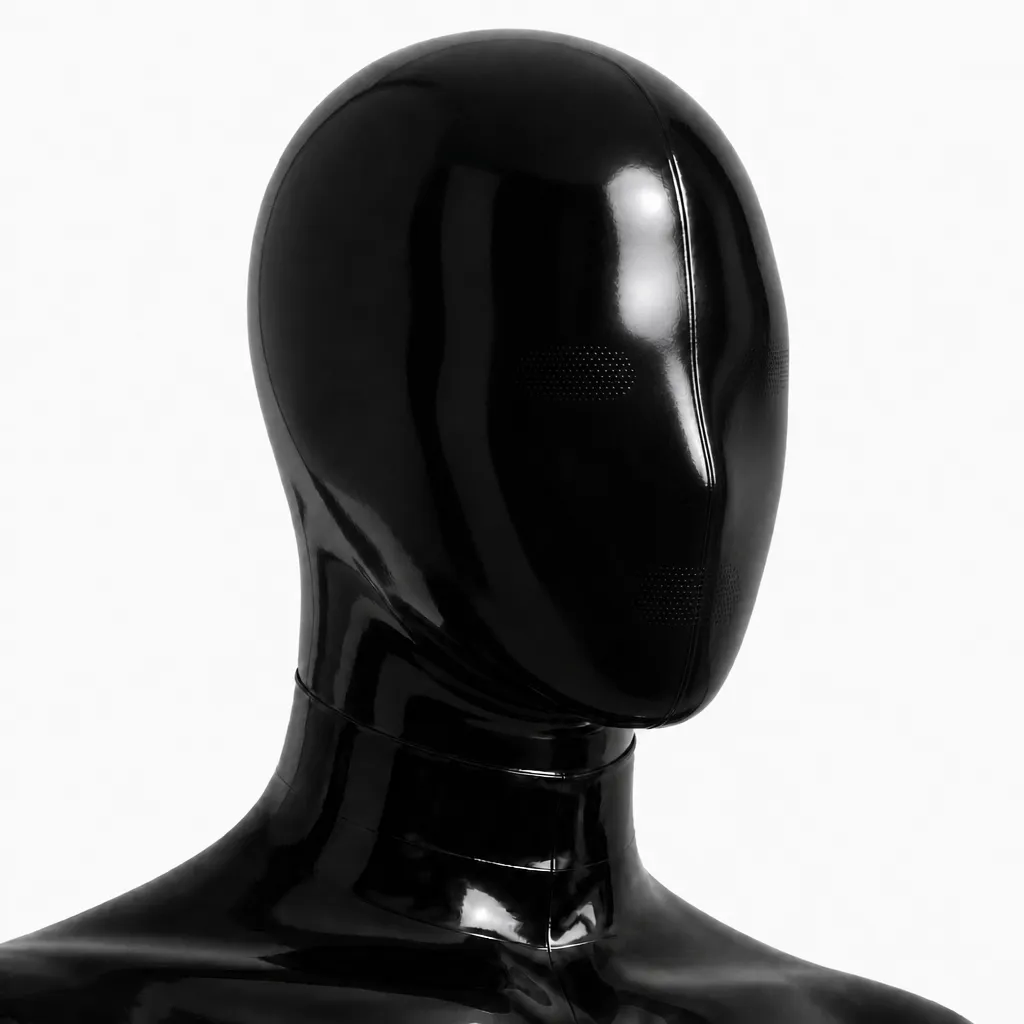 All Closed — latex gimp suit mask option