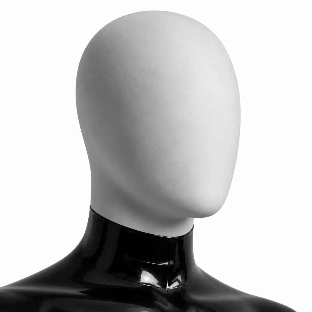 None — latex gimp suit mask option